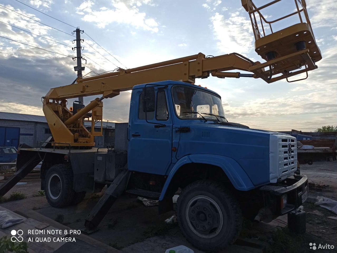 Автовышка ЗИЛ 18м телескоп