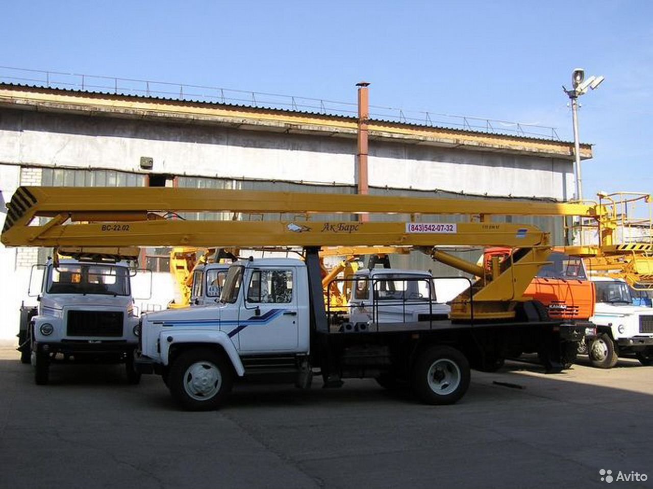 Автовышка ГАЗ 3309 с АГП КЭМЗ ВС-22.02