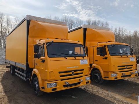 Тентованный грузовик КамАЗ 4308