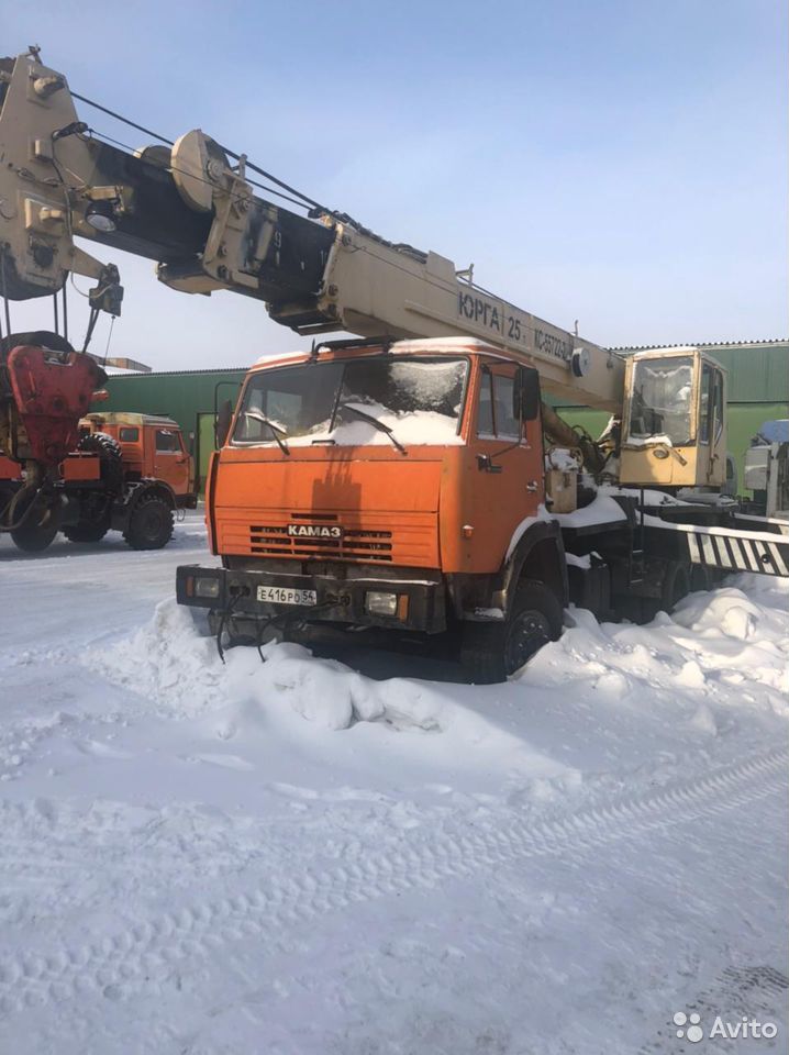 Автокран Юргинец КС-55722-2 на шасси КамАЗ 53215