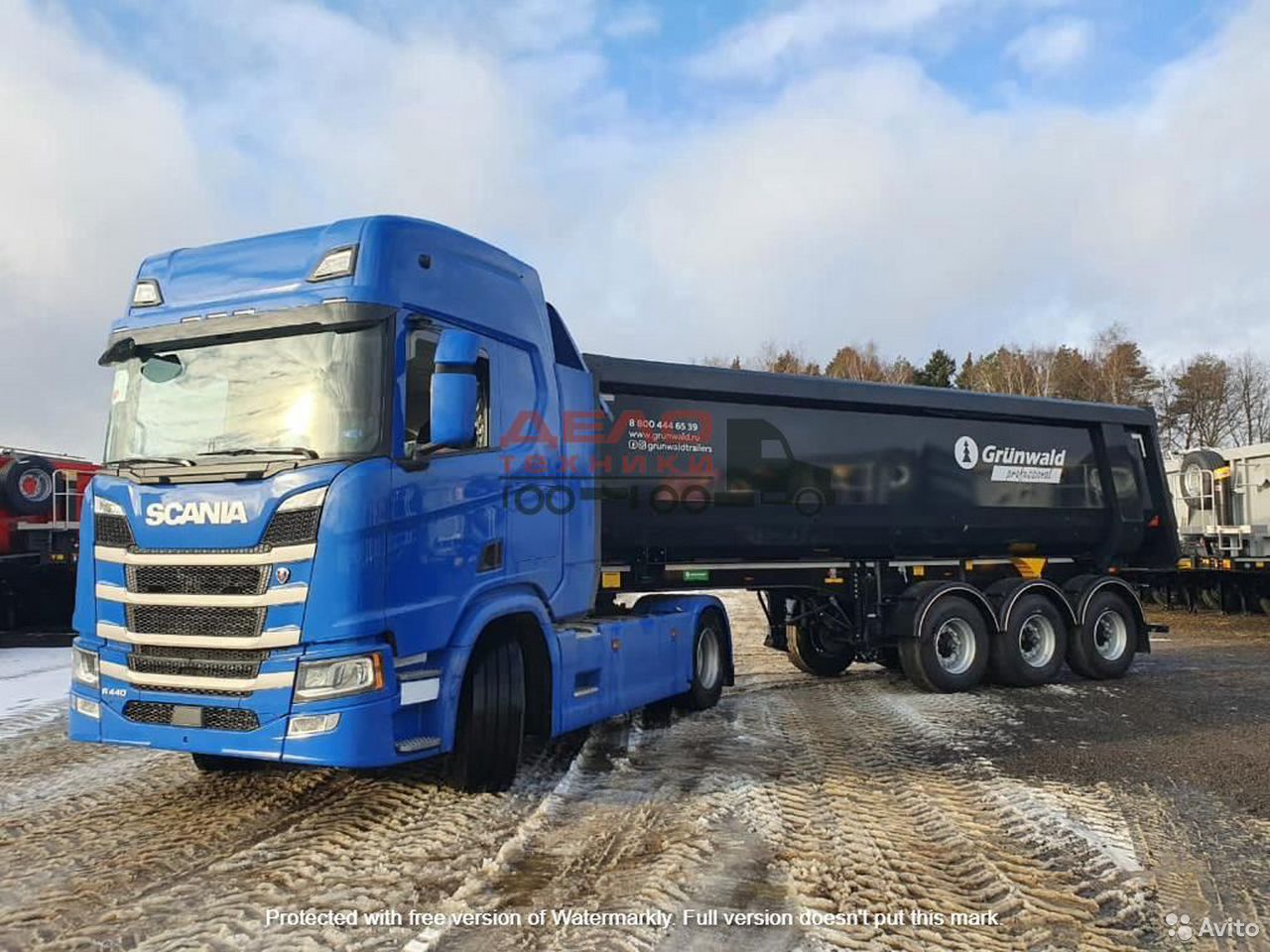 Самосвальный полуприцеп Grunwald 34 м3