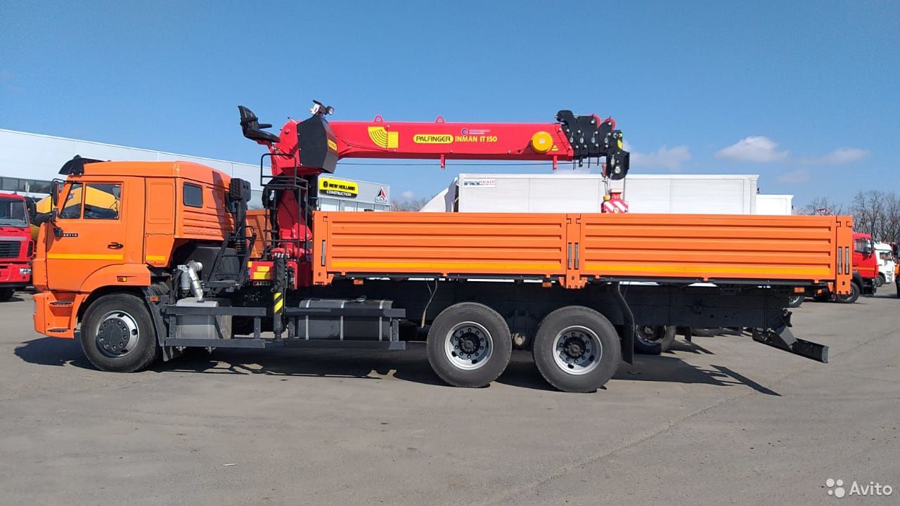 Бортовой грузовик с КМУ КамАЗ 65115-3094-50 с КМУ Palfinger Инман