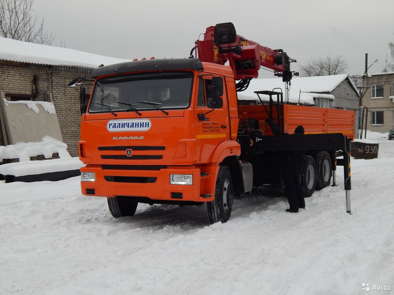 Кран-манипулятор Галичанин КМА-150-1