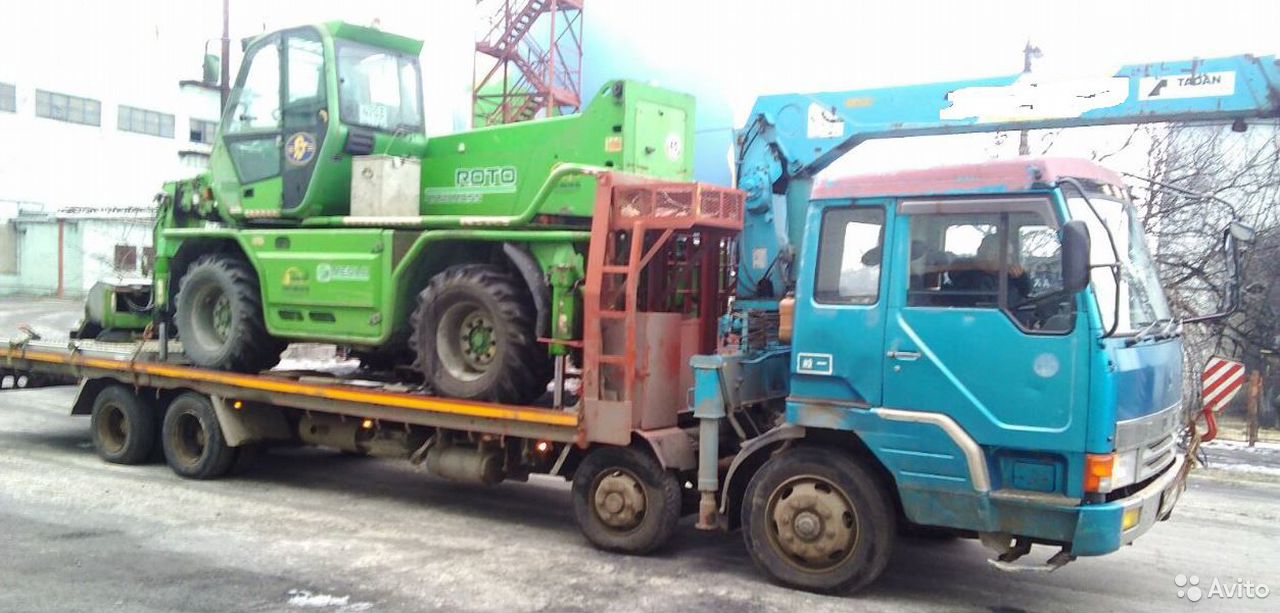 Бортовой грузовик с КМУ Mitsubishi Fuso