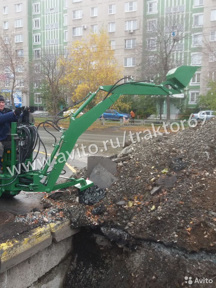 Экскаваторная установка на трактор, глубина до 2,6м