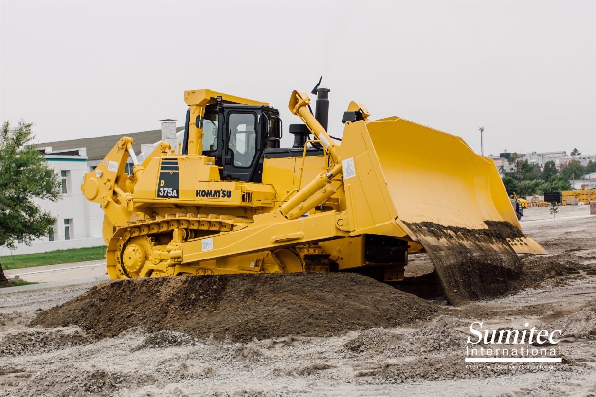 Гусеничный бульдозер Komatsu D375A-6