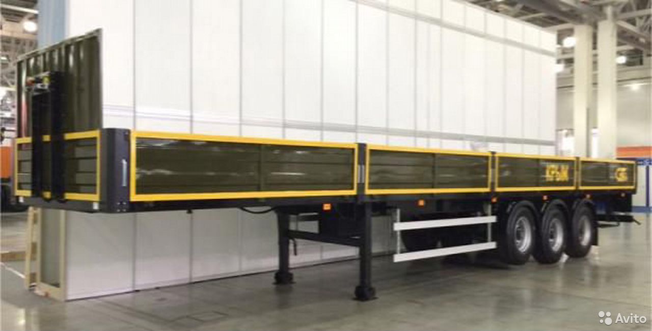 Бортовой полуприцеп GT7 пп-28