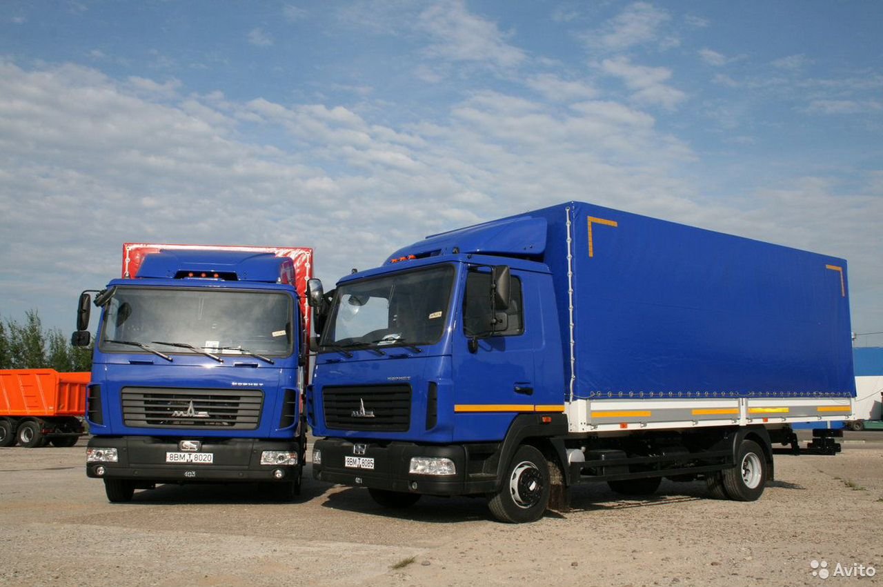 Тентованный грузовик МАЗ 4371С0-522-000 Зубренок