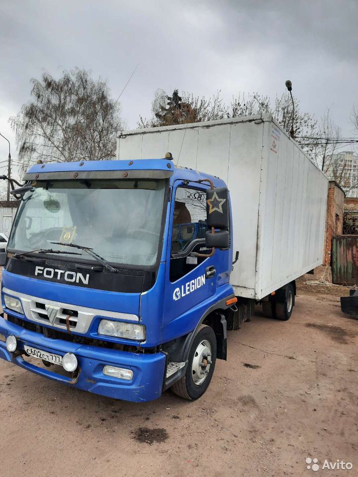 Промтоварный фургон Foton Auman 1093