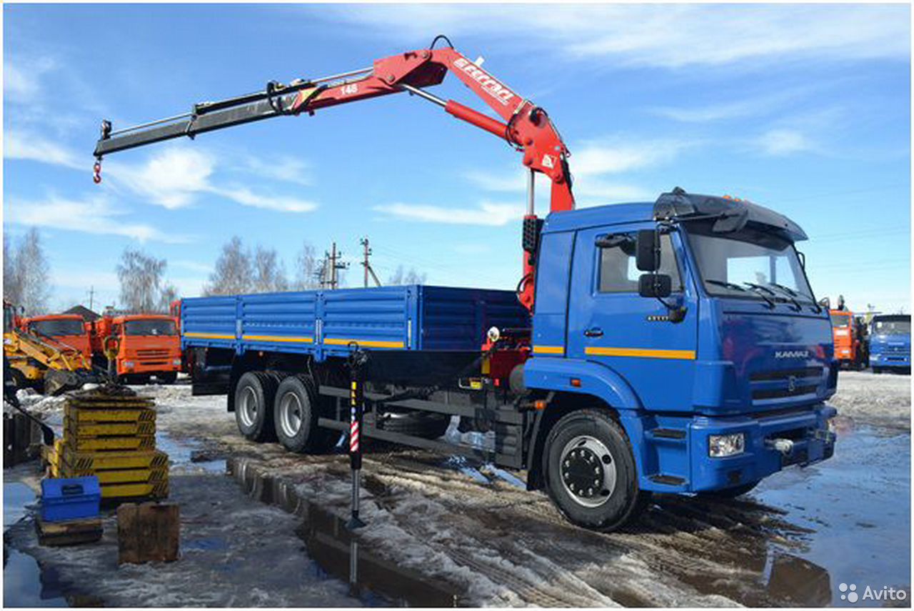Бортовой грузовик с КМУ КамАЗ 65117-3010-50 с КМУ Flli.Ferrari F1