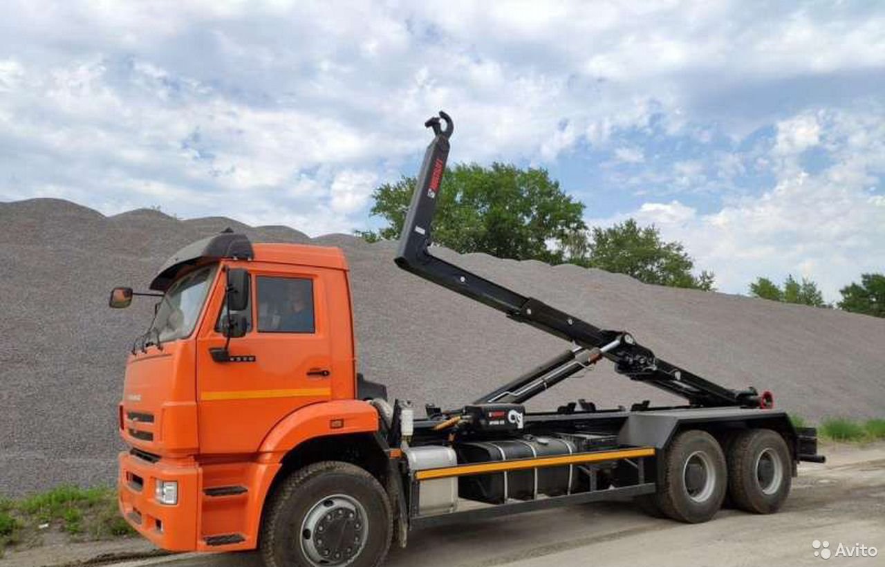 Мультилифт КамАЗ 6520-3072-53 + Hiab Multilift