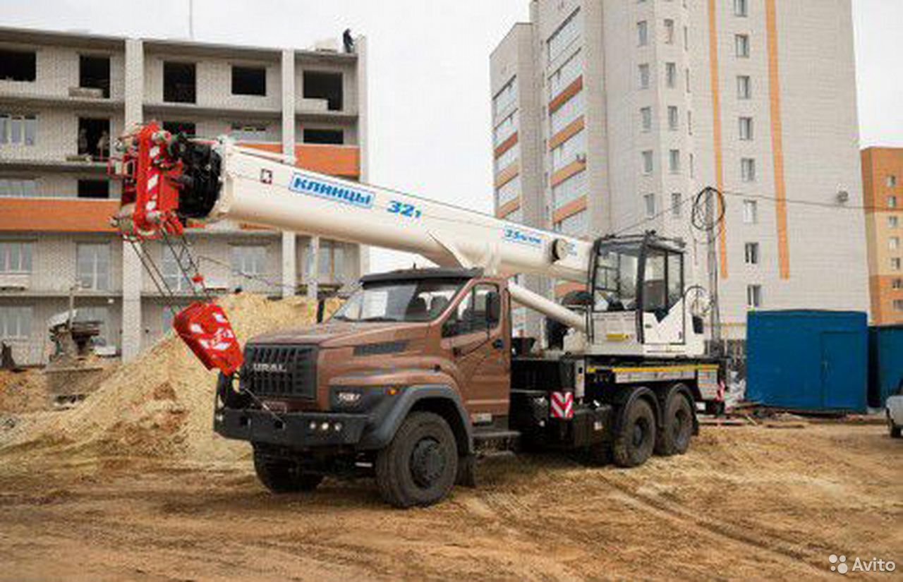 Автокран Клинцы КС-55729-3К-3 на шасси УРАЛ Next 4320