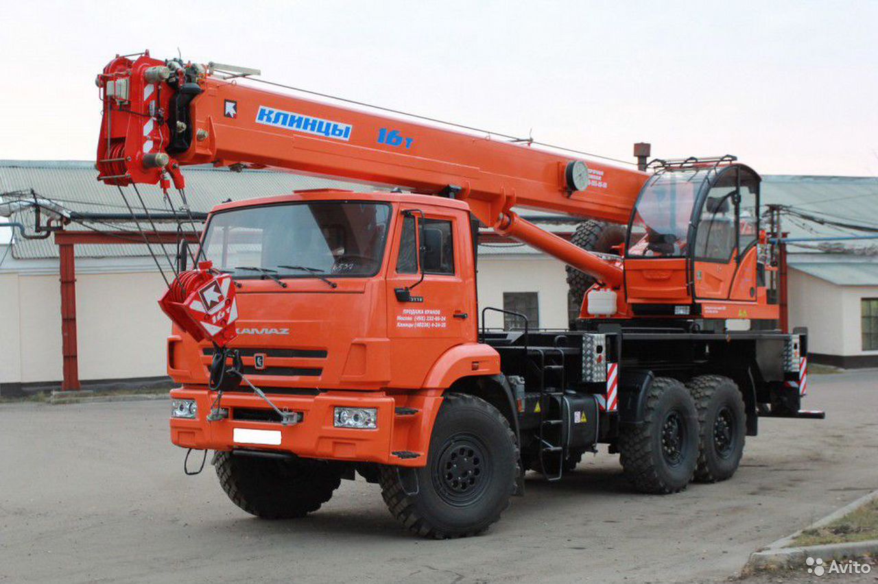 Автокран Клинцы КС-45719-7К на шасси КамАЗ 43118