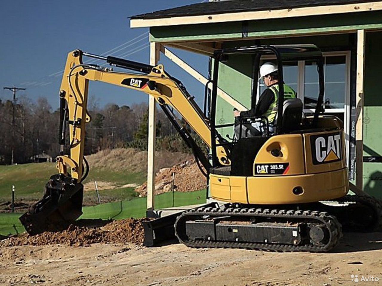 Мини-экскаватор Caterpillar 303.5E CR