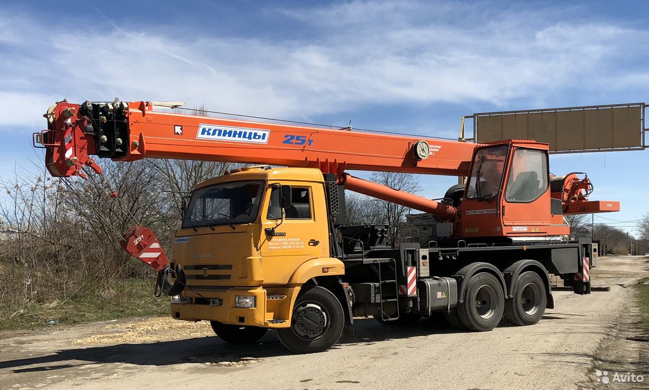 Автокран Клинцы КС-55713-1К-3 на шасси КамАЗ 65115