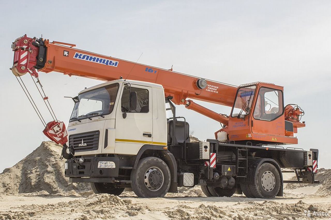 Автокран Клинцы КС-35719-5-02 на шасси МАЗ 5340С2