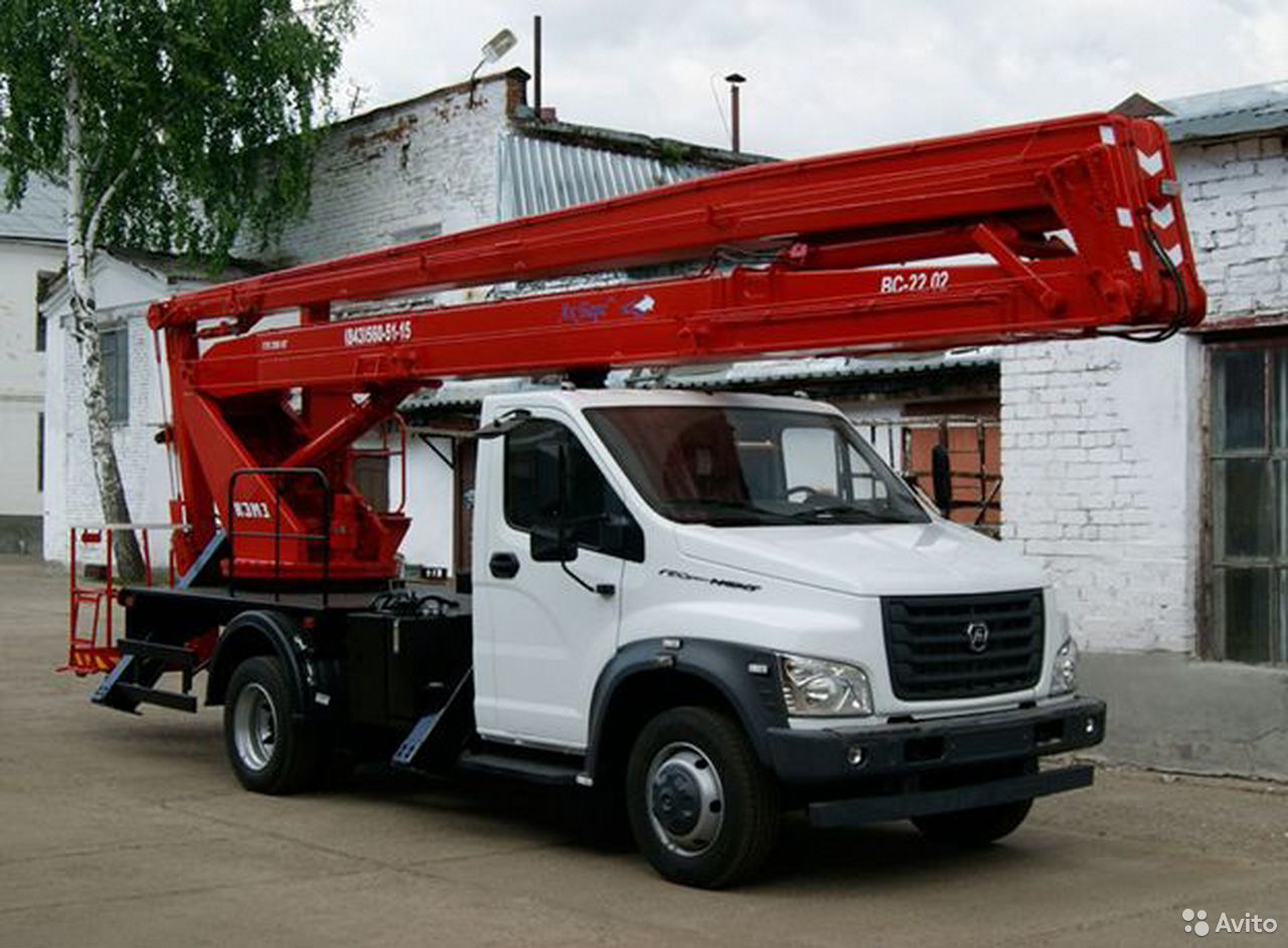 Автовышка ГАЗ ГАЗон Next с АГП КЭМЗ ВС-22.02
