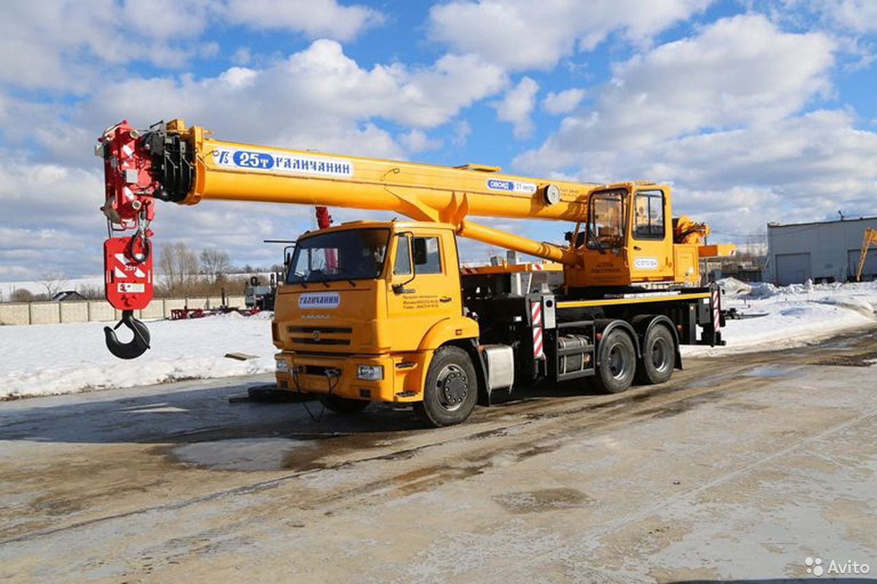 Автокран Галичанин КС-55713-1В-4 на шасси КамАЗ 65115