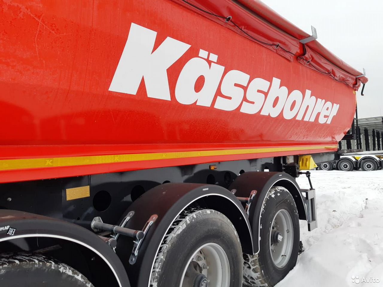 Самосвальный полуприцеп Kassbohrer DL 22 м3