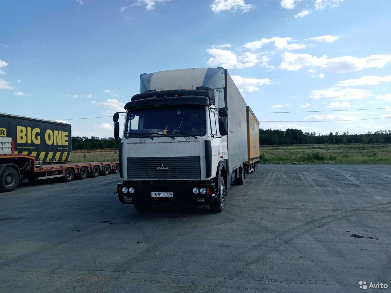 Тентованный грузовик МАЗ 5336A3-320