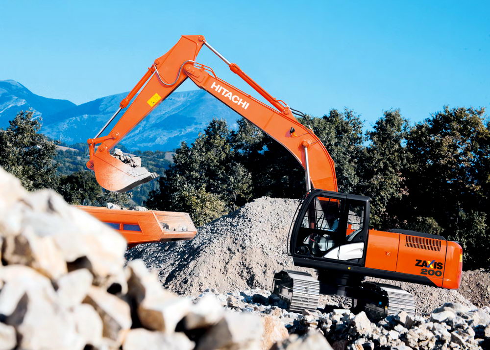 Гусеничный экскаватор Hitachi ZX200 5G