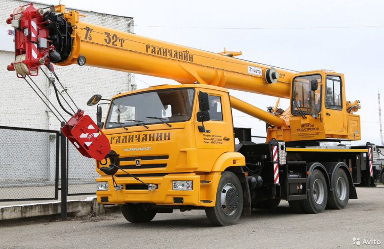 Автокран Галичанин КС-55729-1В-3 на шасси КамАЗ 65115