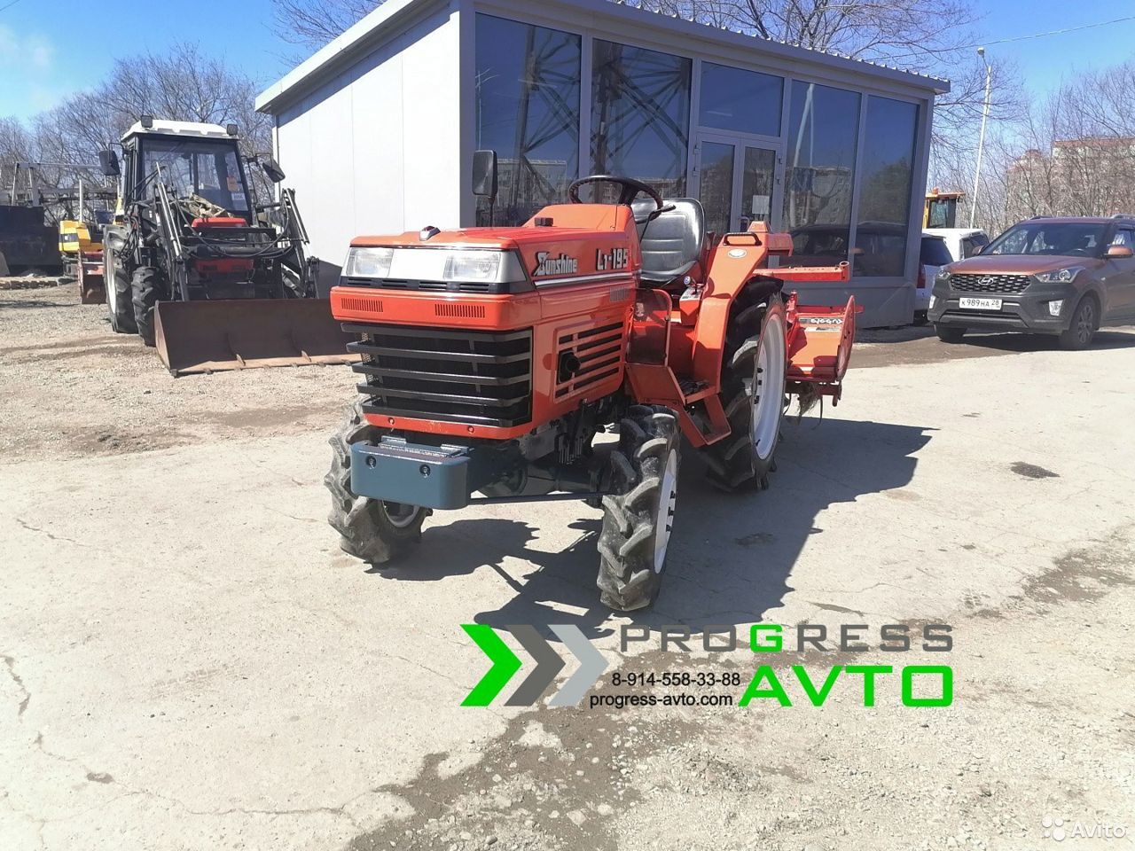 Мини-трактор Kubota L195 с фрезой 140 см в кредит