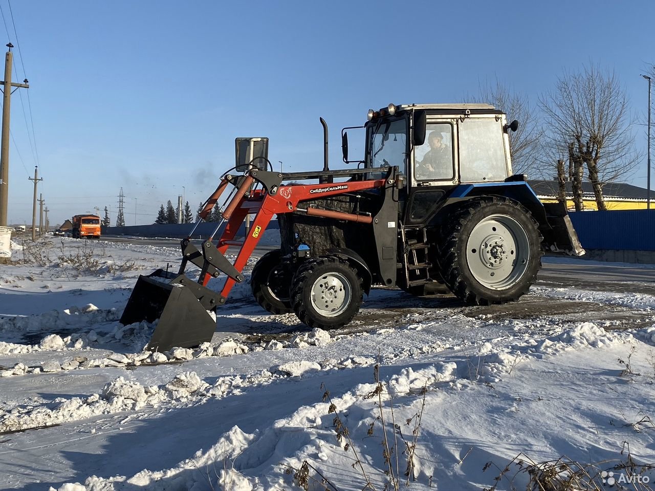 Навесной погрузчик (КУН) СибДорСельМаш (СДСМ) ПФ-1