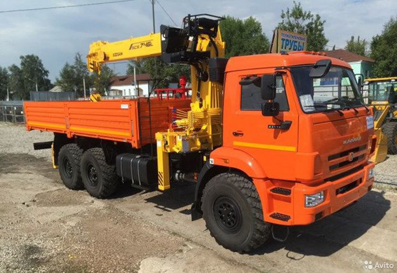 Бортовой грузовик с КМУ КамАЗ 43118-23027-50 с КМУ Soosan SCS746L