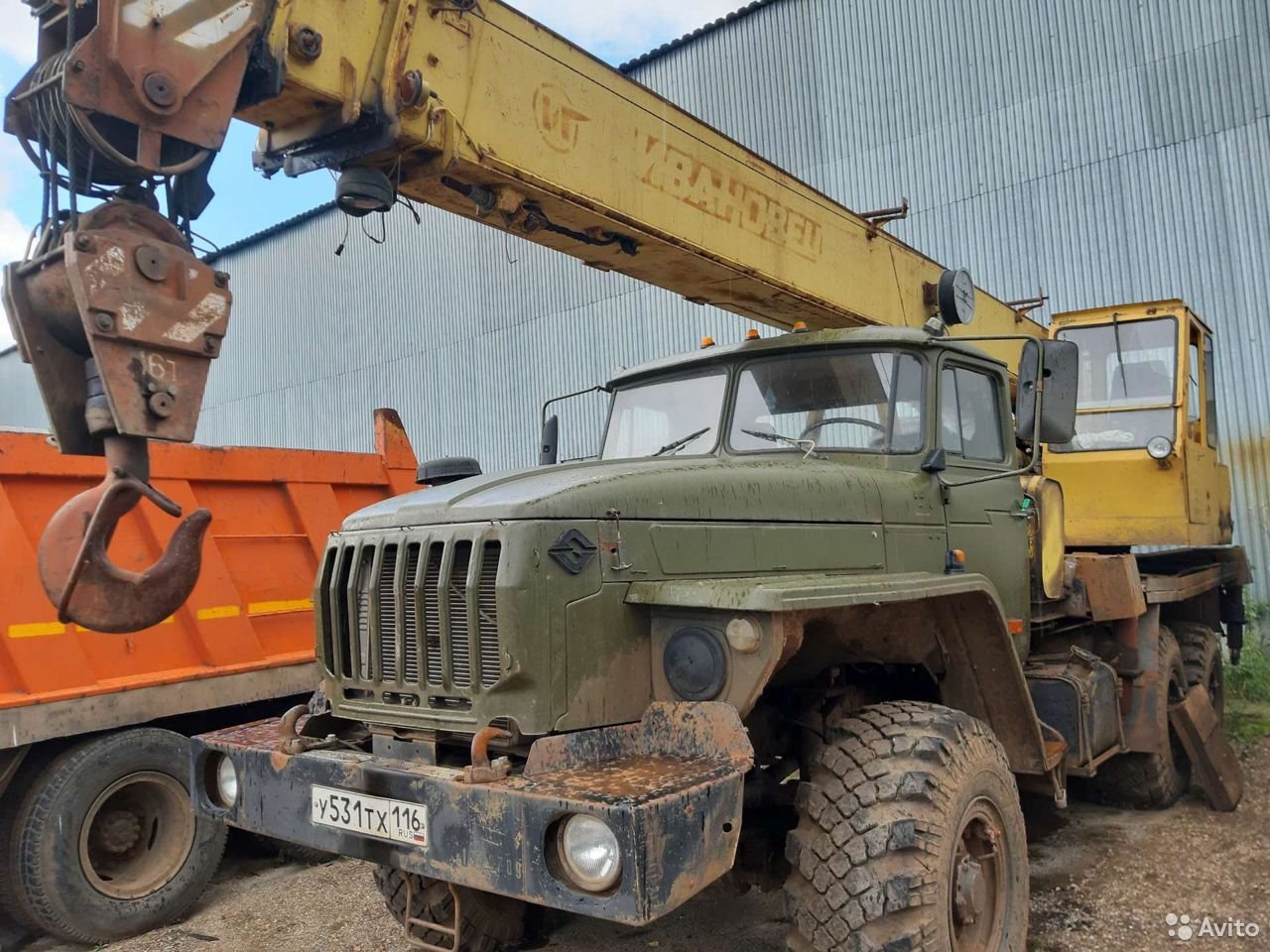 Автокран Ивановец КС-35715 на шасси УРАЛ 4320