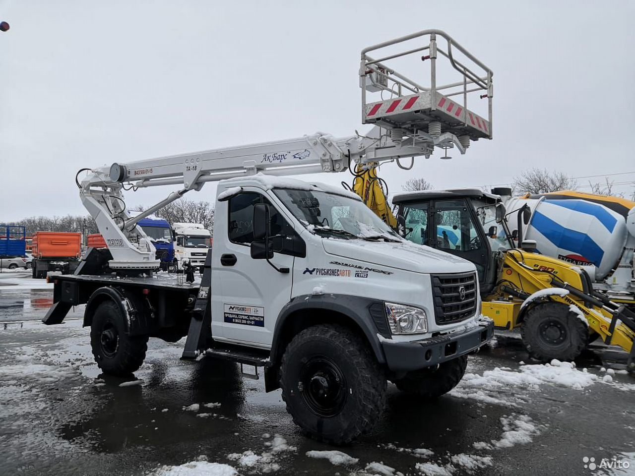 Автовышка ГАЗ Садко Next C41A23 с АГП КЭМЗ ТА-18