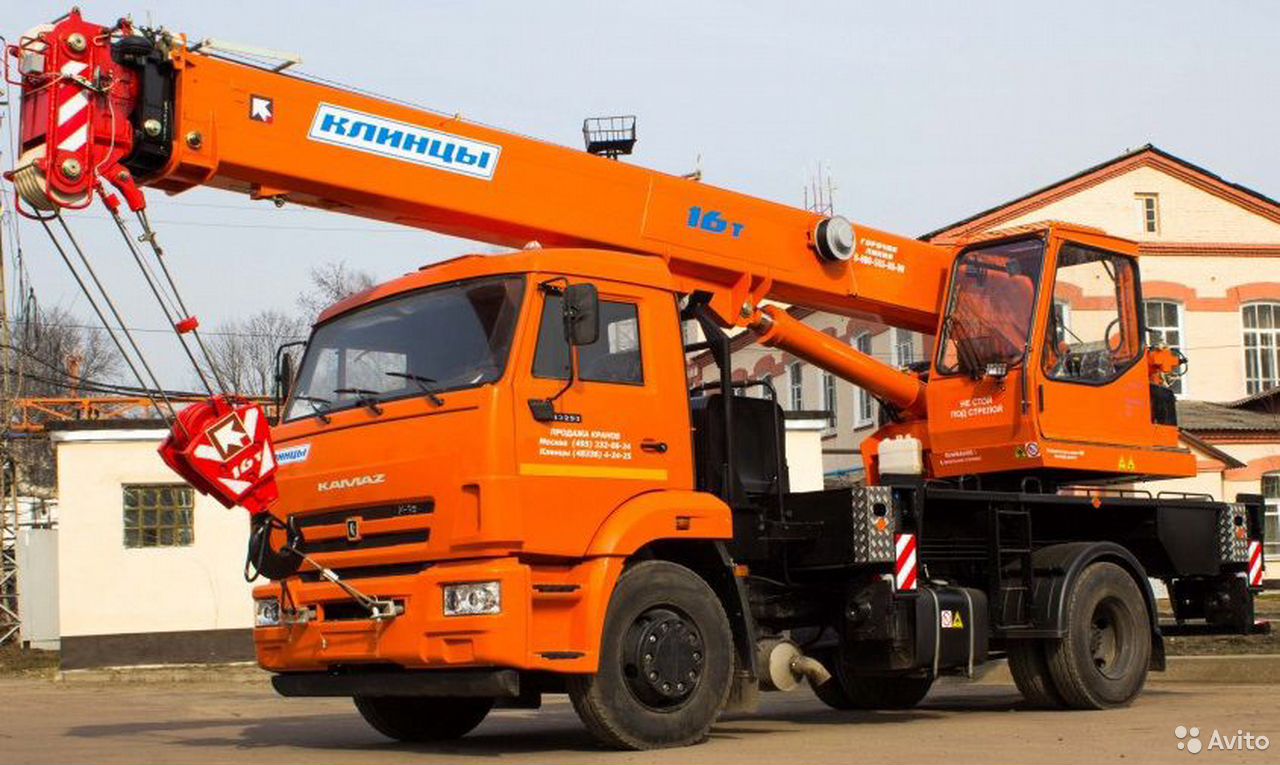 Автокран Клинцы КС-35719-8А на шасси КамАЗ 53605