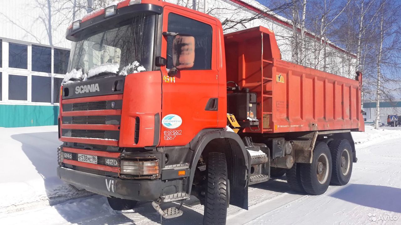 Самосвал Scania R124CB HZ 420 С/С