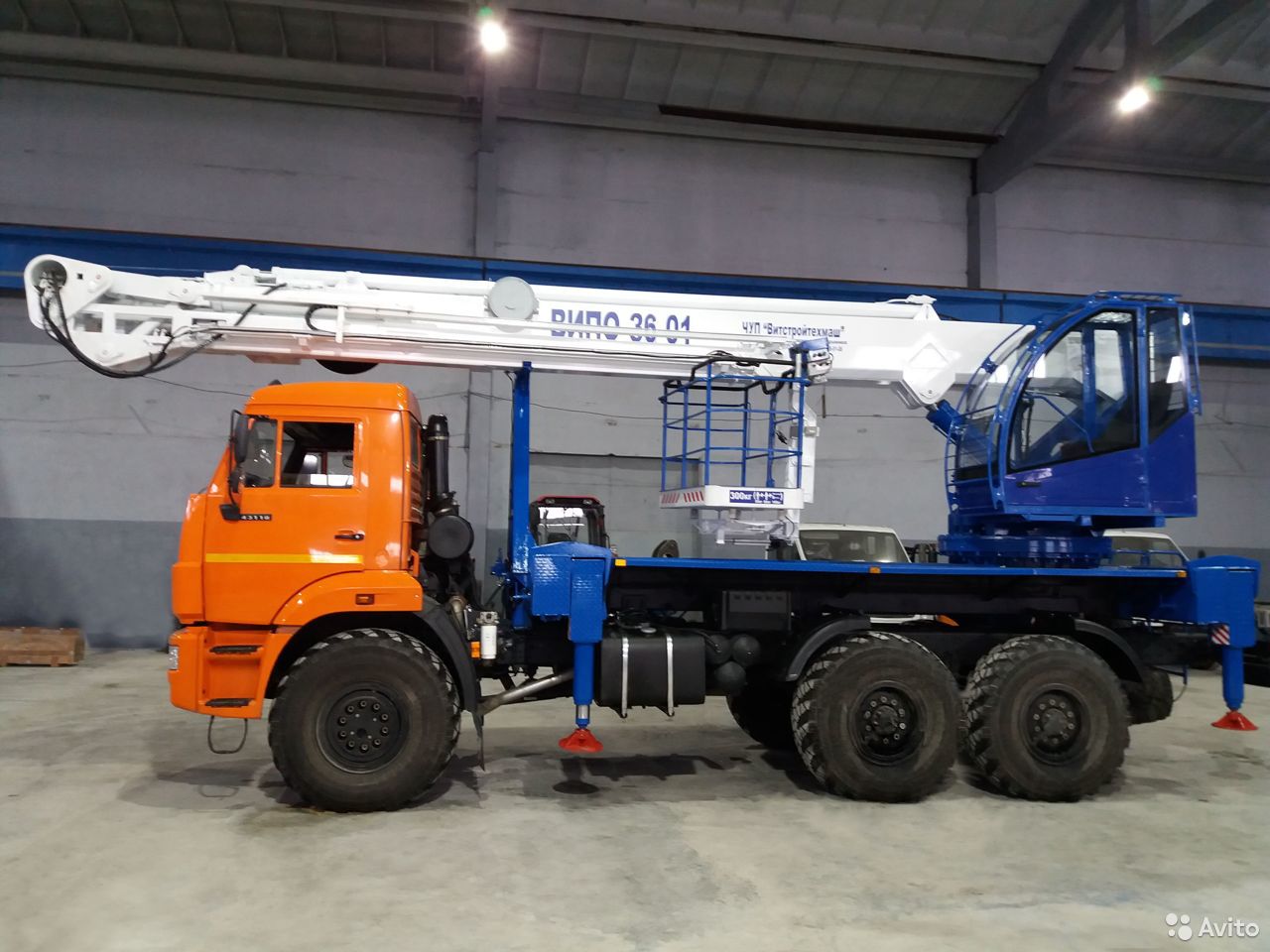 Автовышка КамАЗ 43118 с АГП ВИПО-36-01