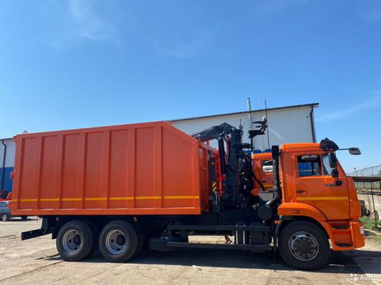 Металловоз (ломовоз) КамАЗ 65115 с ГМУ Майман 110SM