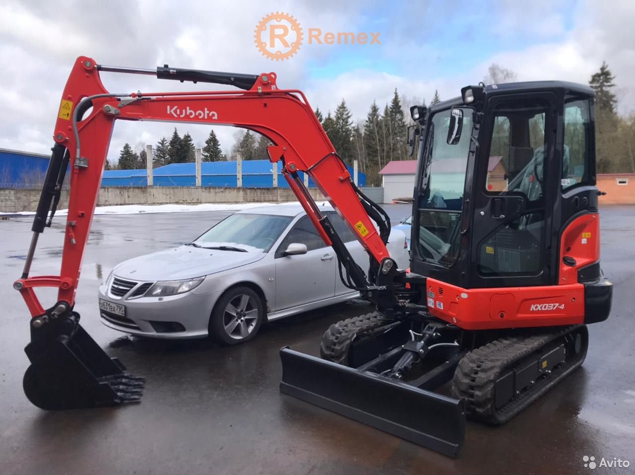 Мини-экскаватор Kubota KX037-4