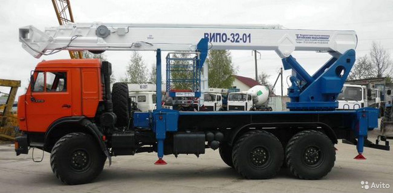 Автовышка КамАЗ 43118 с АГП ВИПО-32-01