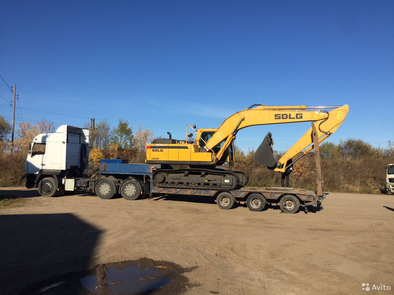 Гусеничный экскаватор SDLG E6210F