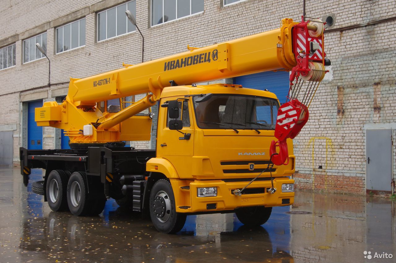 Автокран Ивановец КС-45717K-1 на шасси КамАЗ 65115