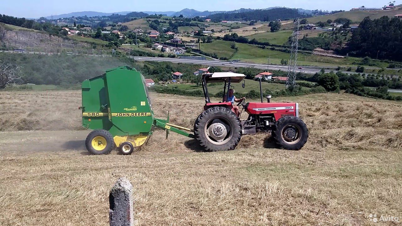 Пресс-подборщик John Deere 580
