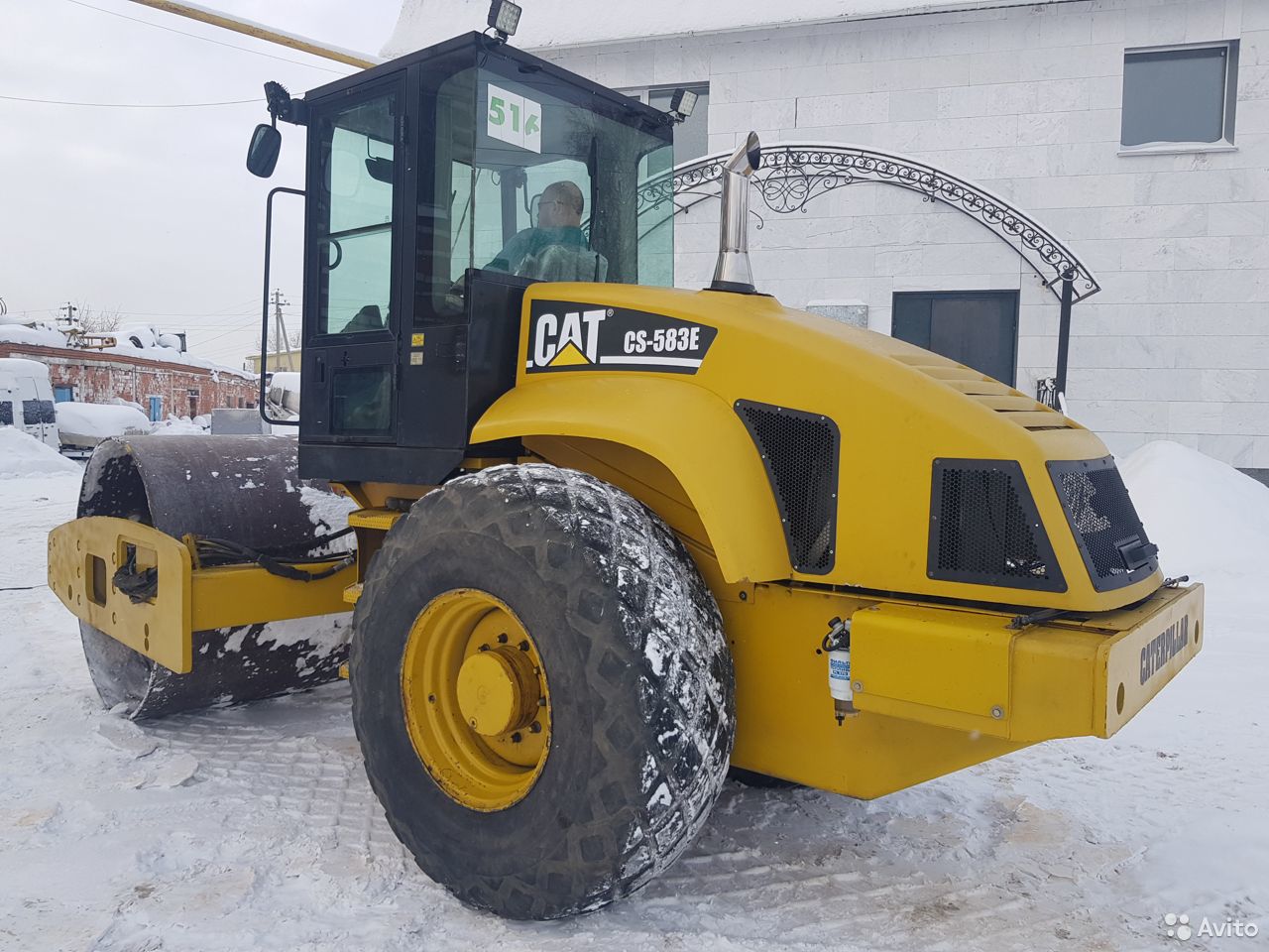 Грунтовый каток Caterpillar CS583E
