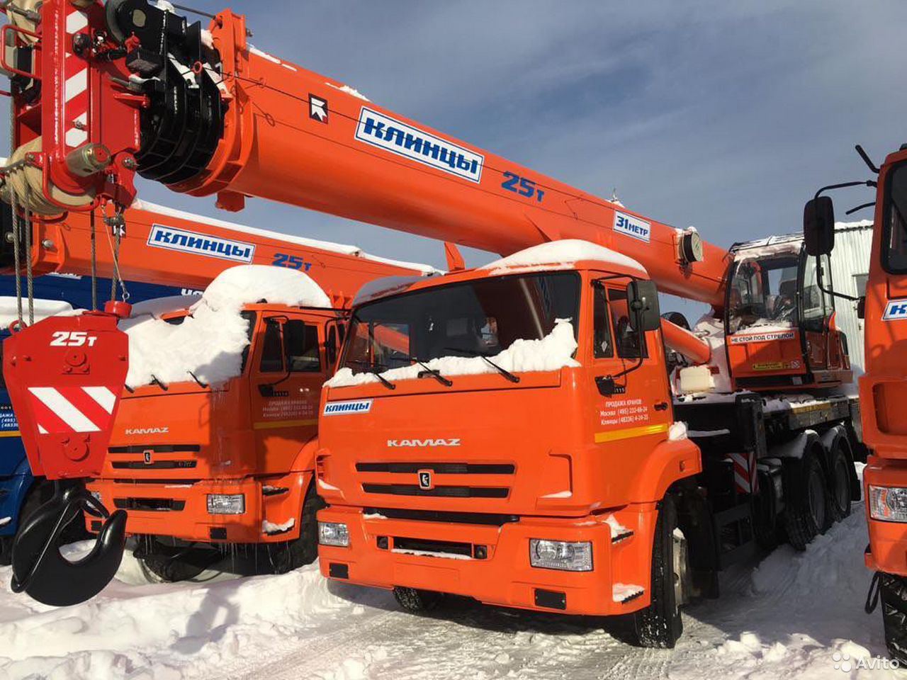 Автокран Клинцы КС-55713-1К-4 на шасси КамАЗ 65115