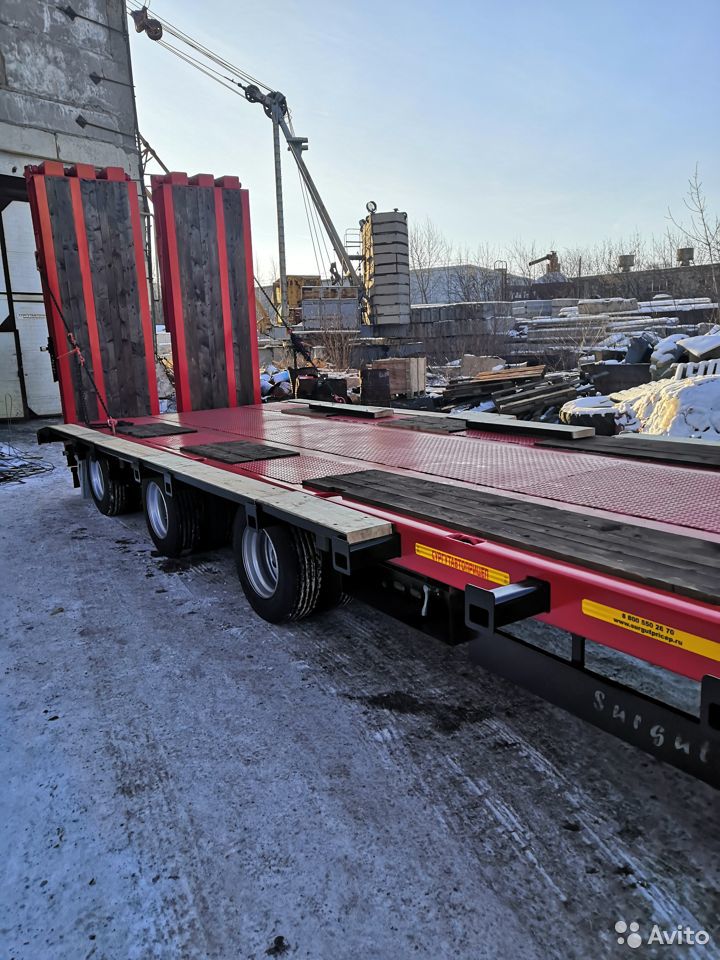Трал низкорамный 40т