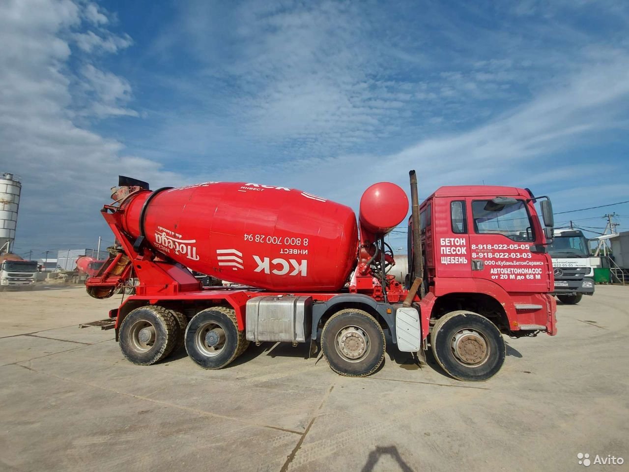 Автобетоносмеситель MAN 12 куб.м