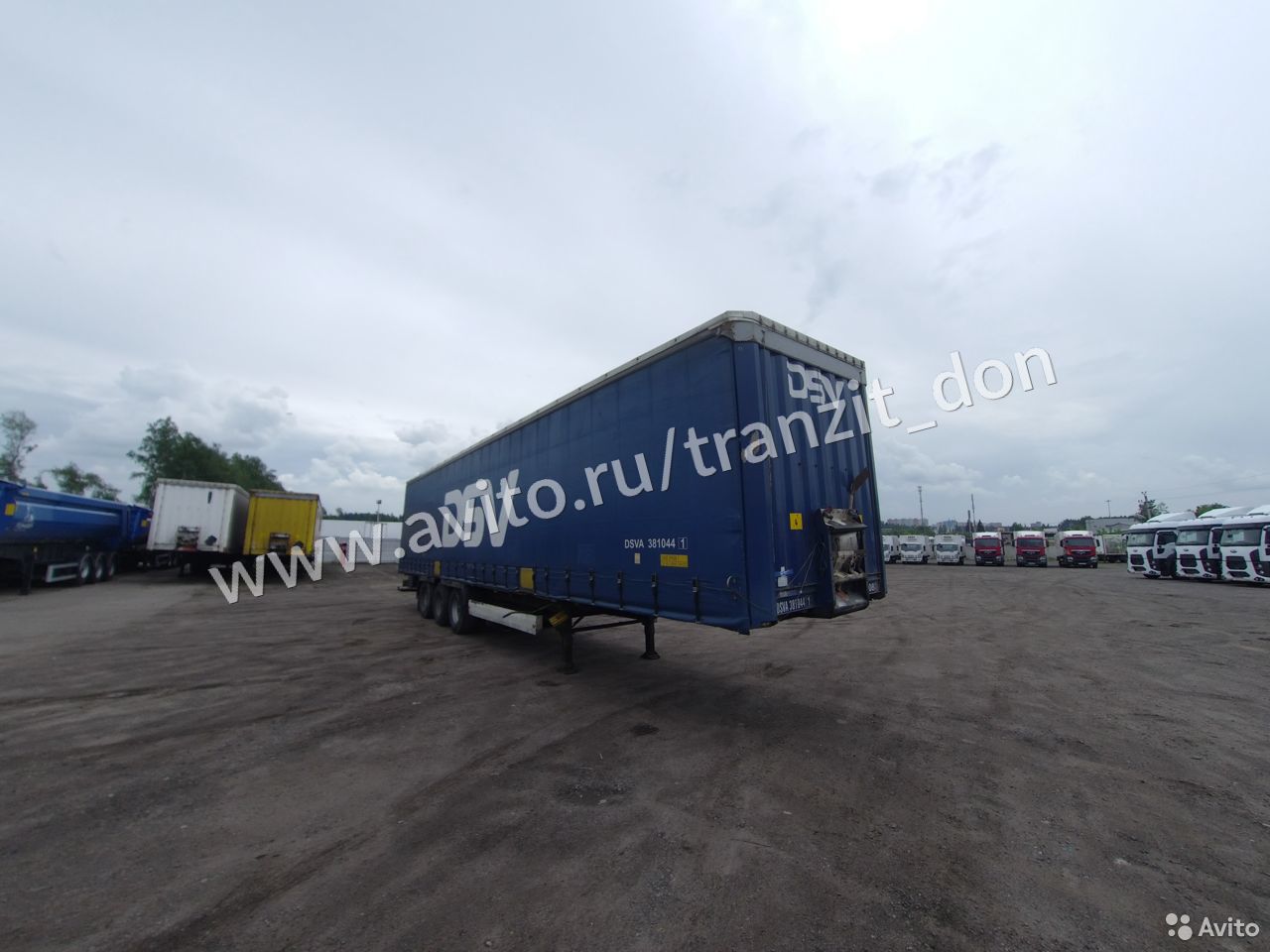 Тентованный полуприцеп Krone