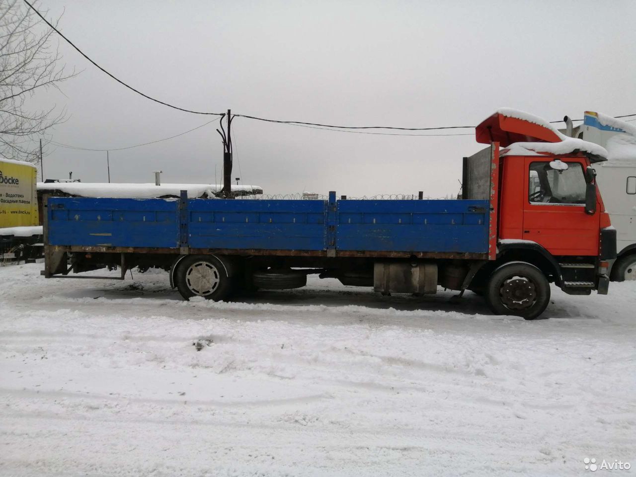 Бортовой грузовик Scania 93