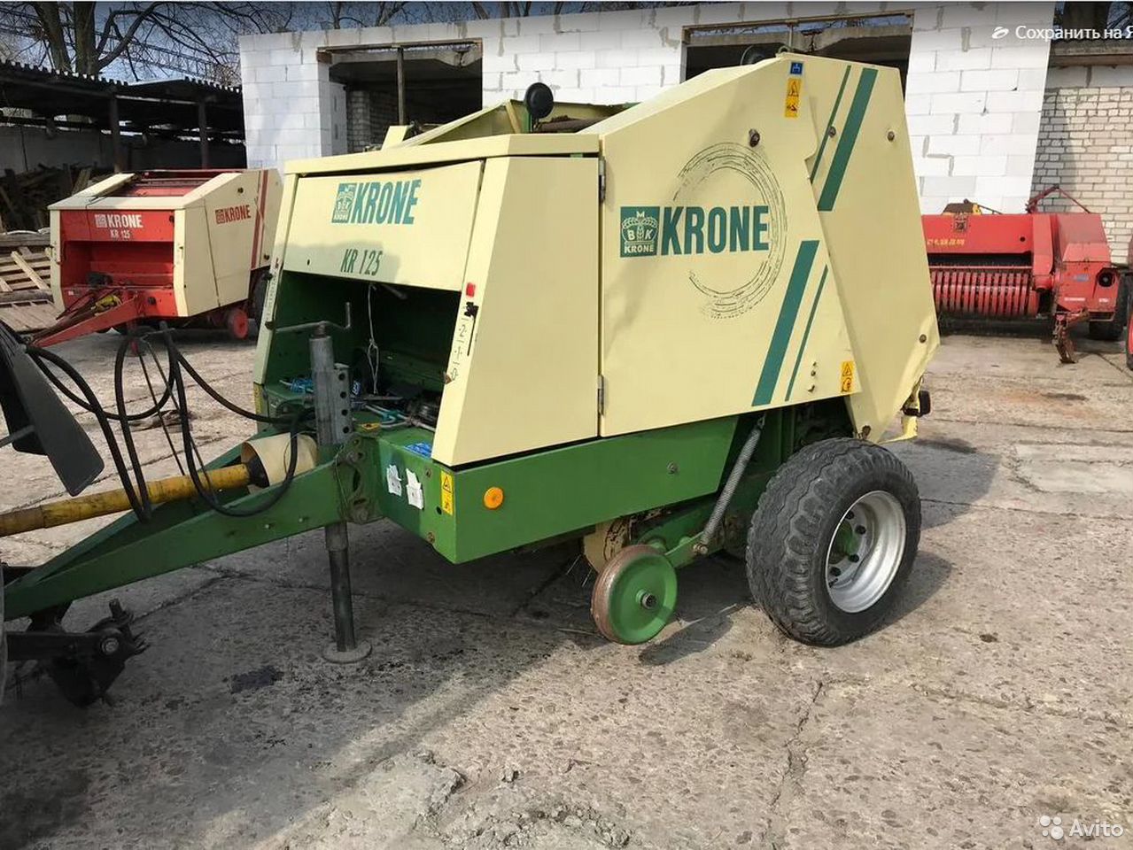Пресс-подборщик Krone KR125