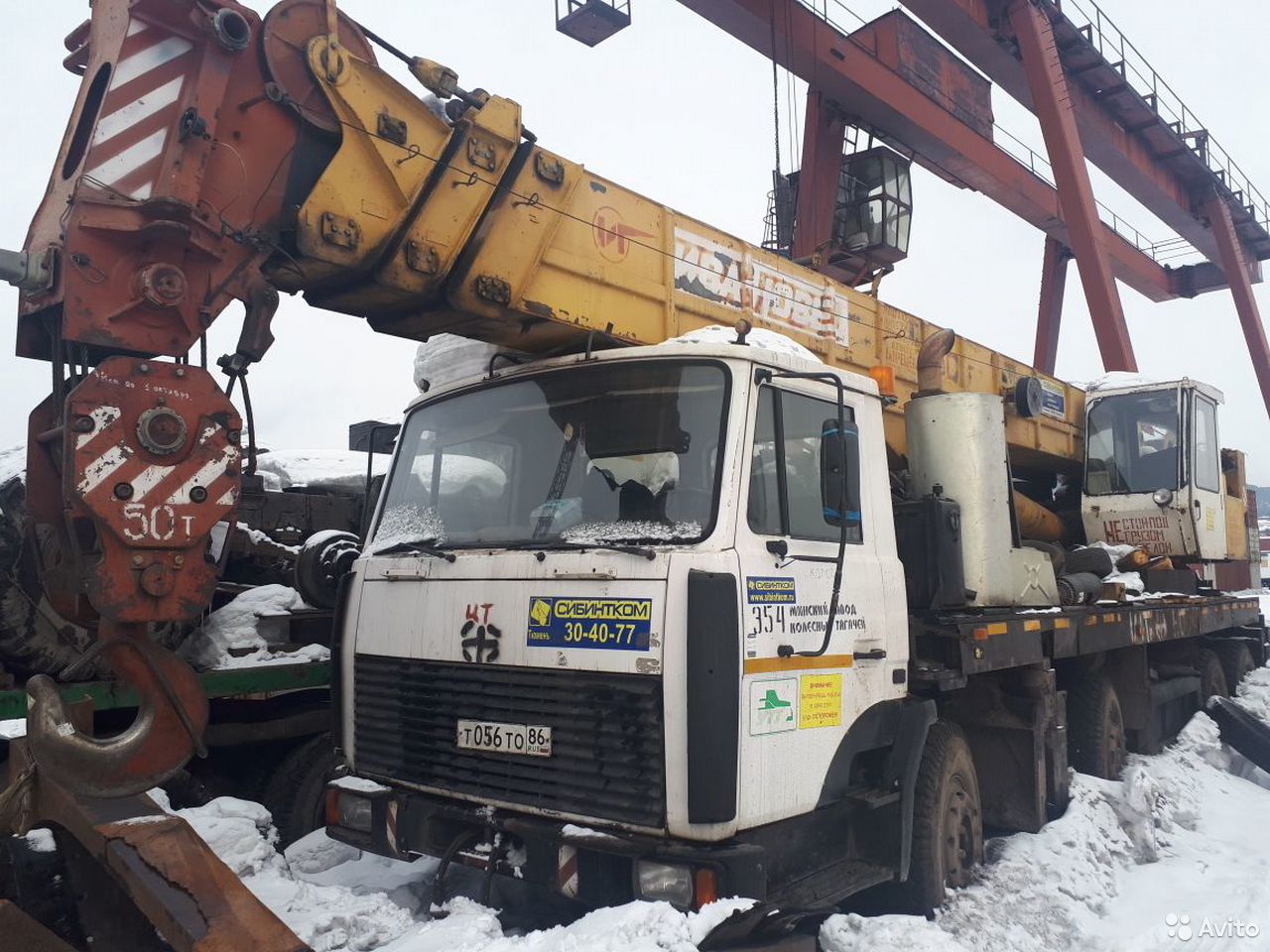 Автокран Ивановец КС-6973А на шасси МЗКТ (VOLAT) 6923