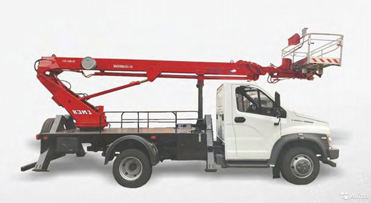 Автовышка ГАЗ ГАЗон Next C41R13 с АГП КЭМЗ ТА-18