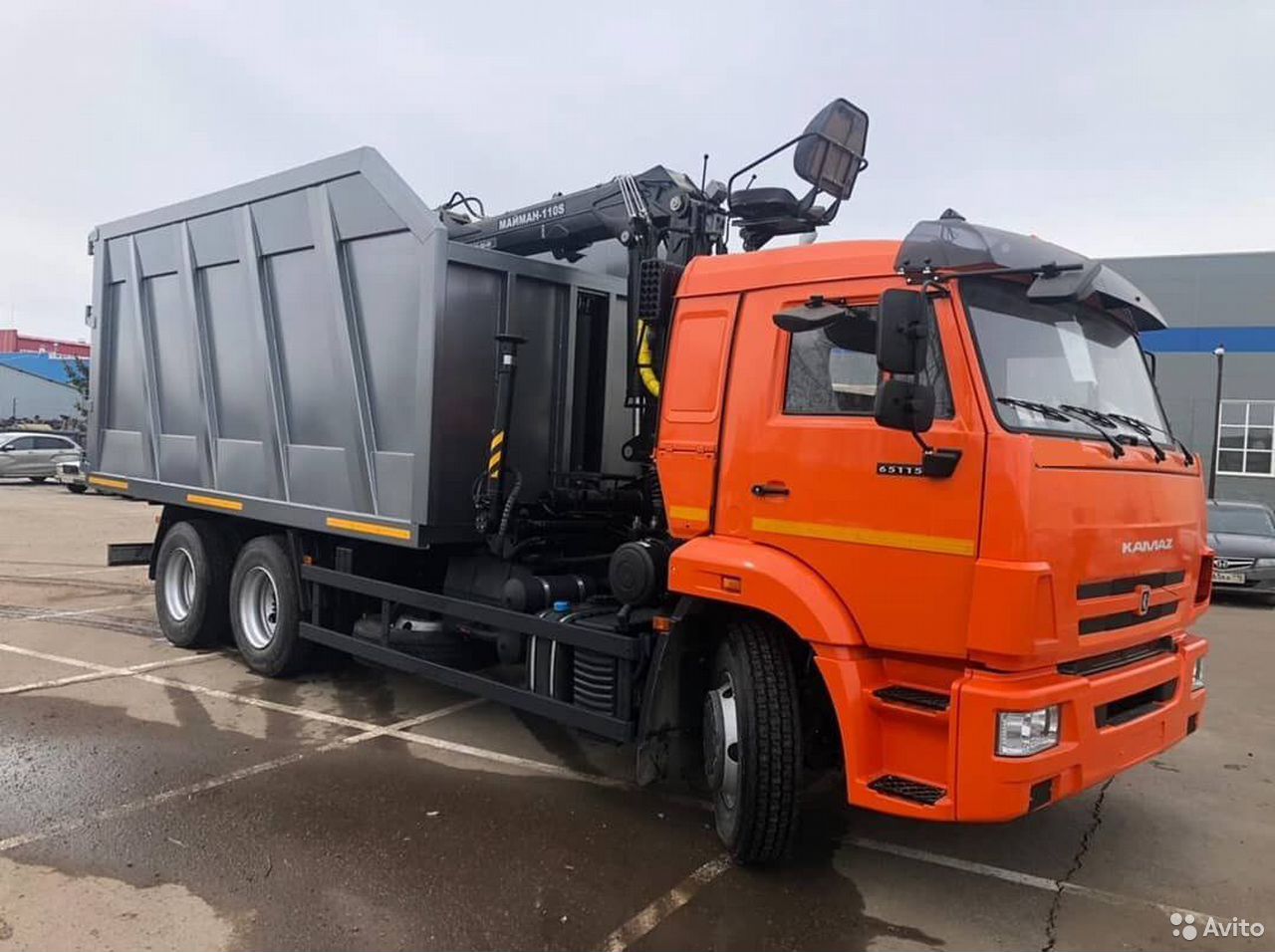 Металловоз (ломовоз) КамАЗ 6520-3072-53 с ГМУ Майман-110S